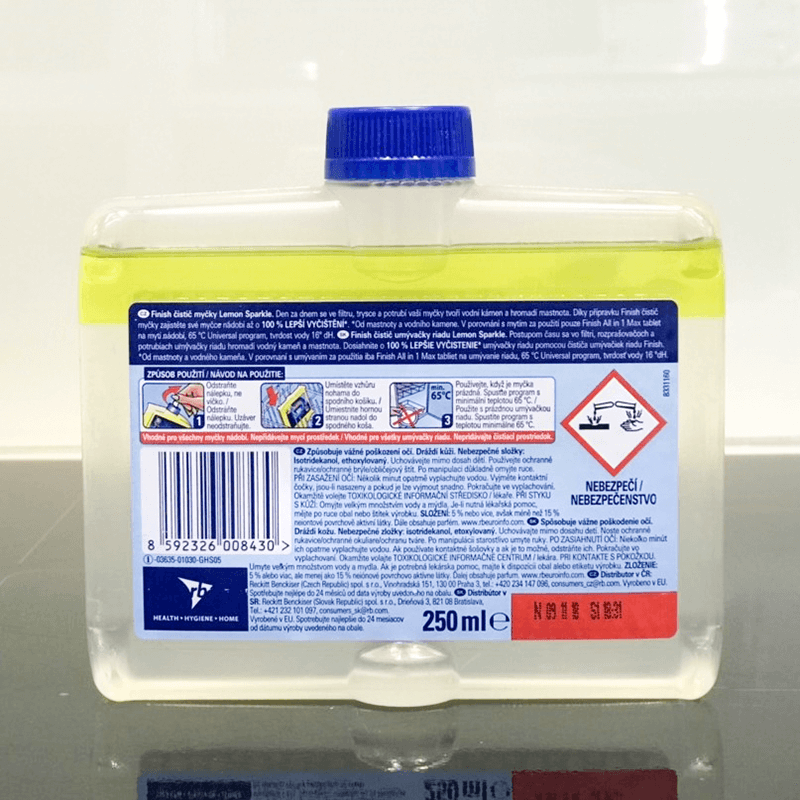 Nước vệ sinh máy Finish FVVS250