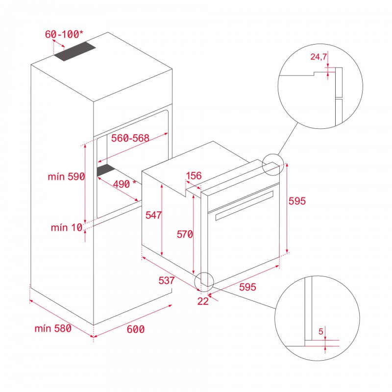 Lò nướng Teka HLB 8600 111000010