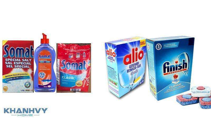 Dùng viên rửa hay bột rửa tùy vào nhu cầu và khả năng chi trả
