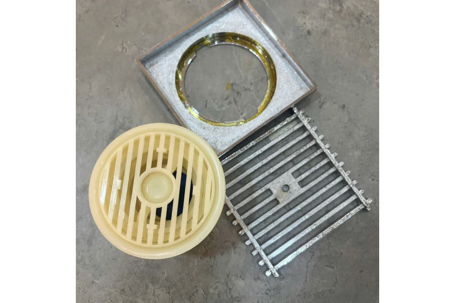 Xả lọc rác đồng mạ chrome Atmor 8108