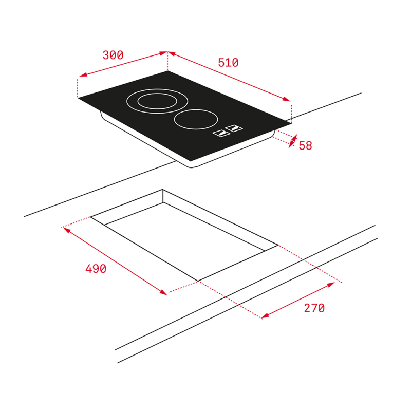 Bếp điện Teka TZC 32320 112540002