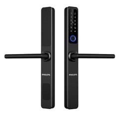 Khóa điện tử Philips DDL608-5HWS cửa nhôm màu đen