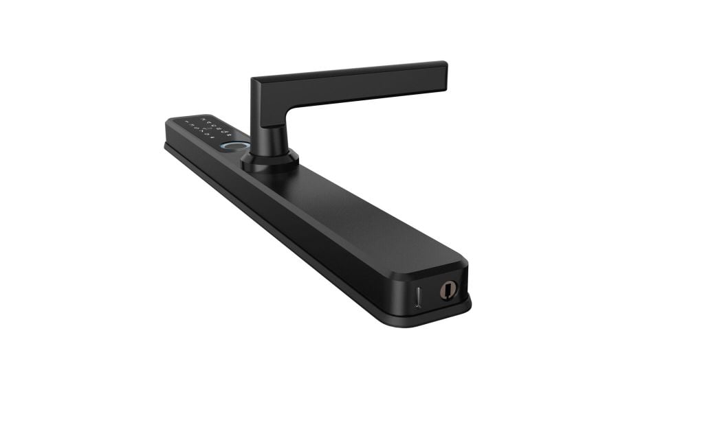 Khóa điện tử Philips DDL608-5HWS cửa nhôm màu đen