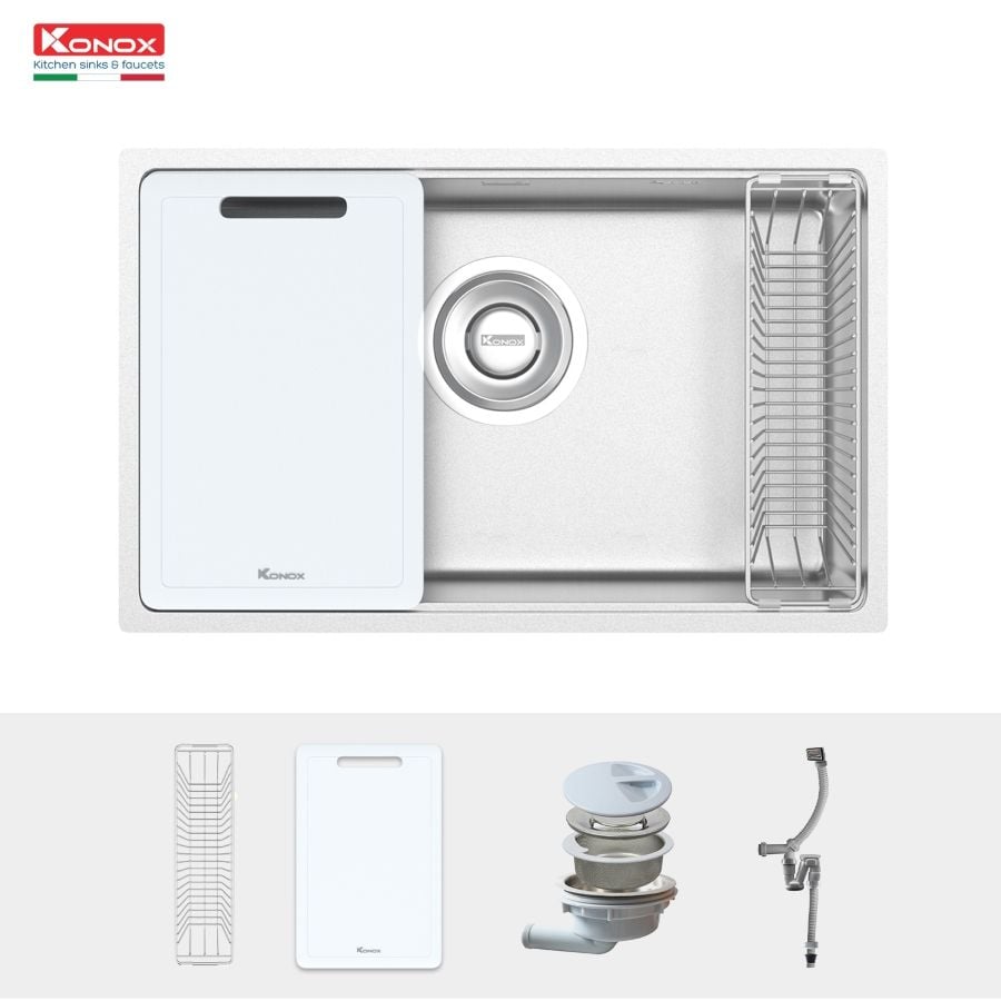 Chậu rửa bát chống xước Konox TARI 7648SR