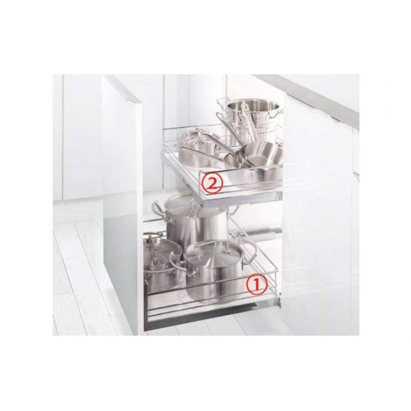 Phụ kiện rổ kéo lọt lòng rộng 600mm Hafele 540.25.287