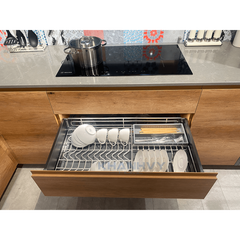 Phụ kiện tủ bếp với thành ray hộp 800mm Imundex 7 809 110