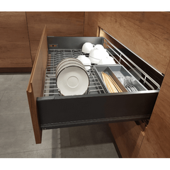 Phụ kiện tủ bếp với thành ray hộp 800mm Imundex 7 809 110