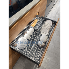 Phụ kiện tủ bếp với thành ray hộp 800mm Imundex 7 809 110