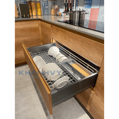 Phụ kiện tủ bếp với thành ray hộp 800mm Imundex 7 809 110