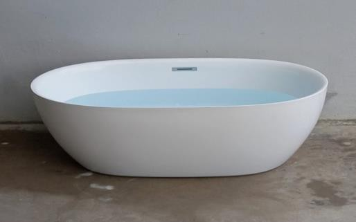 Bồn tắm Maamo MA-2404 ovan thành mỏng ( Bồn Ngâm)