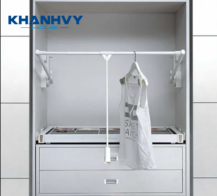 Giá treo thông minh dễ dàng nâng hạ để treo/lấy quần áo trên cao