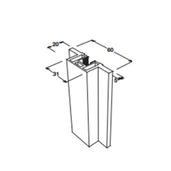 PROF.HANDLE SIL.POL 3M Hafele 403.75.354