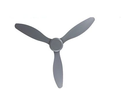 Quạt trần Asia Lighting QT17-GX 3 cánh, màu ghi xám
