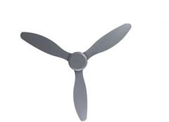 Quạt trần Asia Lighting QT17-GX 3 cánh, màu ghi xám
