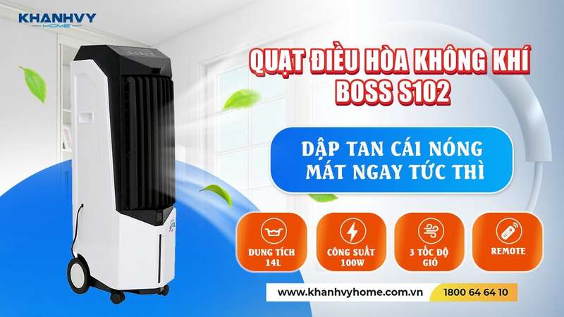 Quạt điều hòa không khí Boss S102