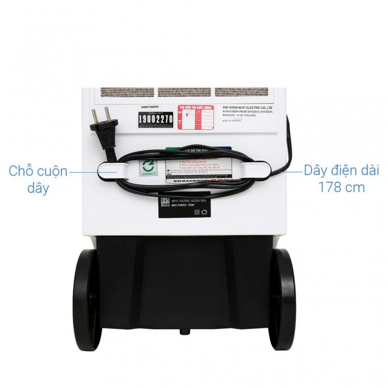 Quạt điều hòa không khí Boss S102