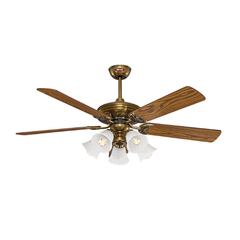 Quạt trần cổ điển Mr.Vu LOTUS GOLD