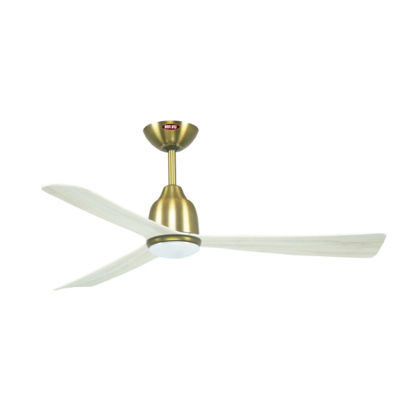 Quạt trần hiện đại cánh gỗ Mr.Vu MOZA GOLD