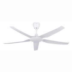 Quạt trần hiện đại cánh nhựa Mr.Vu HALO WH