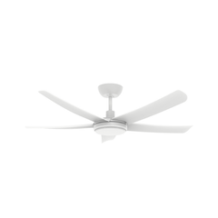 Quạt trần hiện đại cánh nhựa Mr.Vu HERO WH LED