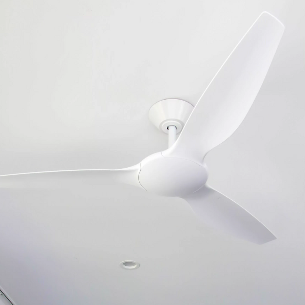 Quạt trần hiện đại cánh nhựa Mr.Vu HURA LED WH