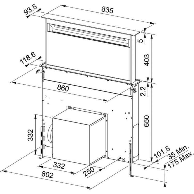 Máy hút mùi Franke FS DW 866 BK 110.0377.354