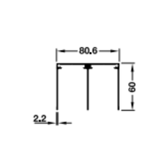 Ray đôi dẫn hướng trên màu đồng Hafele 403.75.387