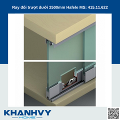 Ray đôi trượt dưới 2500mm Hafele MS: 415.11.622