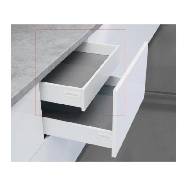 Ray hộp Hafele S5 chức năng giảm chấn Màu Trắng 552.55.707