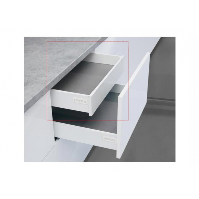 Ray hộp Hafele S5 chức năng giảm chấn Màu Trắng 552.55.707
