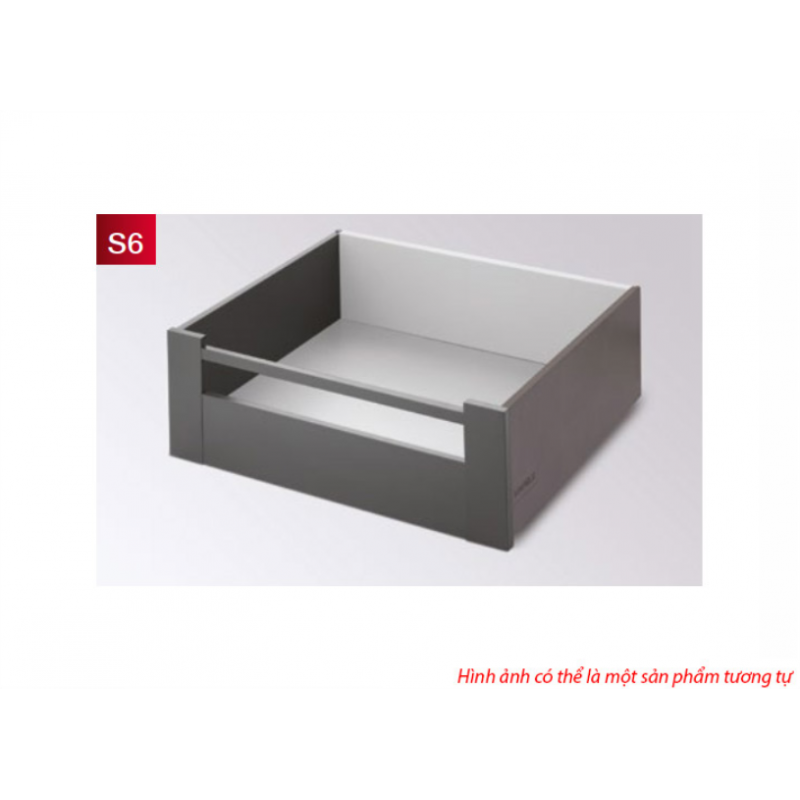Ray hộp Hafele S6 chức năng giảm chấn Màu Xám 552.55.308