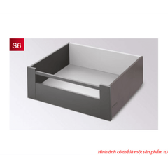 Ray hộp Hafele S6 chức năng giảm chấn Màu Xám 552.55.308