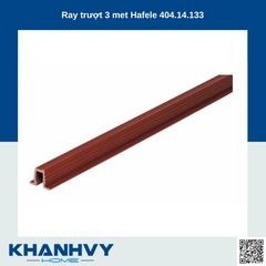 Ray trượt 3 met Hafele 404.14.133