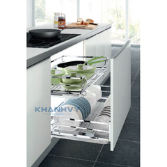 Rổ chén dĩa diamond giảm chấn inox 304 Higold 301502