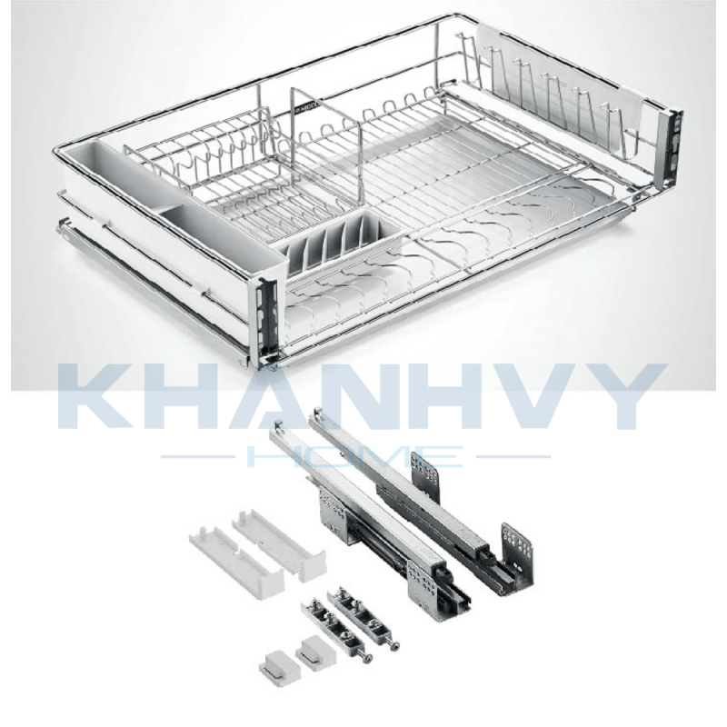 Rổ chén, dĩa, ly Martin bắt mặt hộc inox 304 Higold 303404