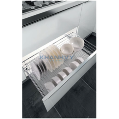 Rổ chén dĩa ray giảm chấn bắt mặt hộc Higold 303602