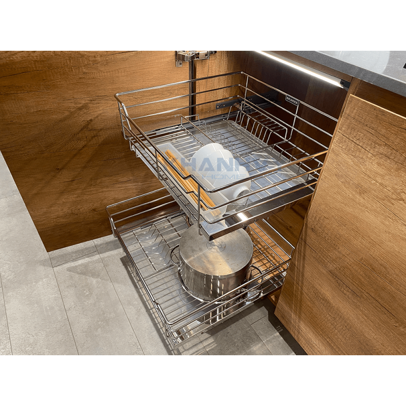Rổ đựng chén dĩa 4 sides, cửa bản lề 600mm Imundex 7 809 120