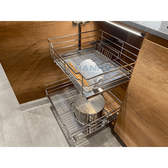 Rổ đựng chén dĩa 4 sides, cửa bản lề 600mm Imundex 7 809 120