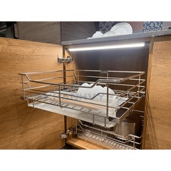 Rổ đựng chén dĩa 4 sides, cửa bản lề 600mm Imundex 7 809 120