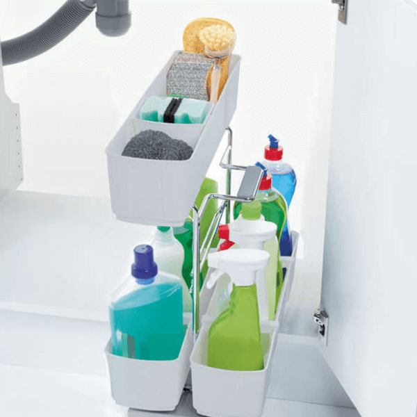 Rổ đựng dụng cụ vệ sinh Hafele 545.48.411 (Đen Anthracite)