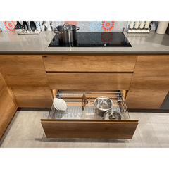 Rổ đựng xoong nồi 3 sides, gắn với cửa tủ 800mm Imundex 7 809 126