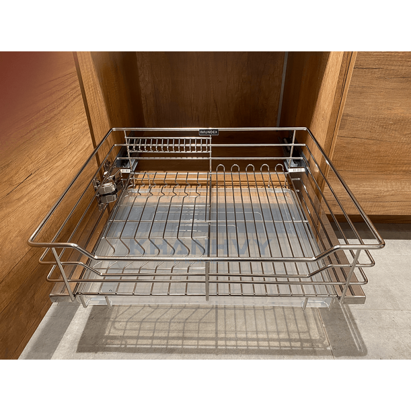 Rổ đựng xoong nồi 4 sides, cửa bản lề 600mm Imundex 7 809 116