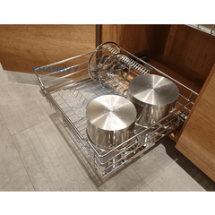 Rổ đựng xoong nồi 4 sides, cửa bản lề 700mm Imundex 7 809 117
