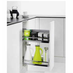 Rổ kéo 2 tầng cho tủ rộng 250mm Hafele 545.53.761 loại mở trái