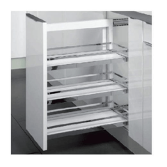 Rổ kéo 3 tầng cho tủ rộng 250mm Hafele 545.53.767 loại mở trái