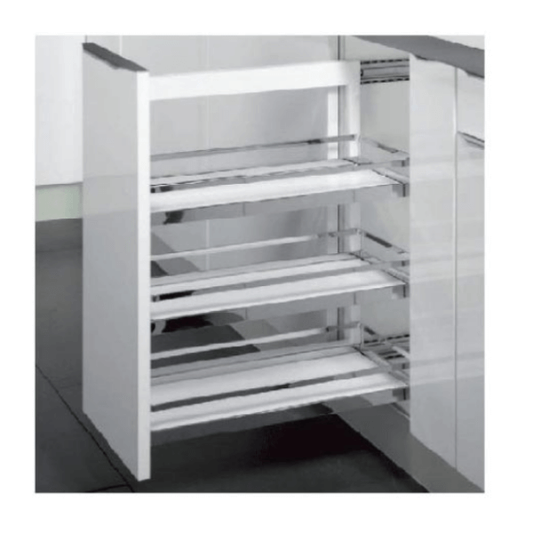 Rổ kéo 3 tầng cho tủ rộng 300mm Hafele 545.53.768 loại mở phải