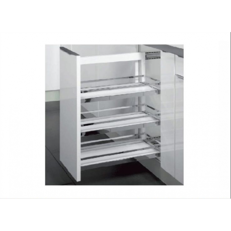 Rổ kéo 3 tầng cho tủ rộng 400mm Hafele 545.53.771 loại mở trái