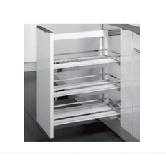 Rổ kéo 3 tầng cho tủ rộng 400mm Hafele 545.53.771 loại mở trái