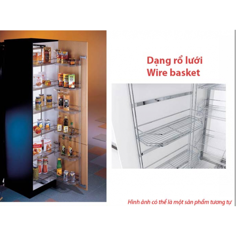 Rổ kéo 6 tầng rộng 600mm Wire basket Hafele 545.94.142