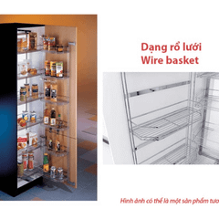 Rổ kéo 6 tầng rộng 600mm Wire basket Hafele 545.94.142